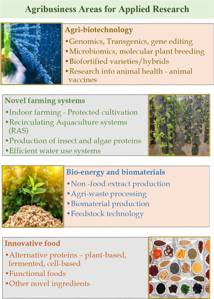 Agribusiness Areas for Applied Research